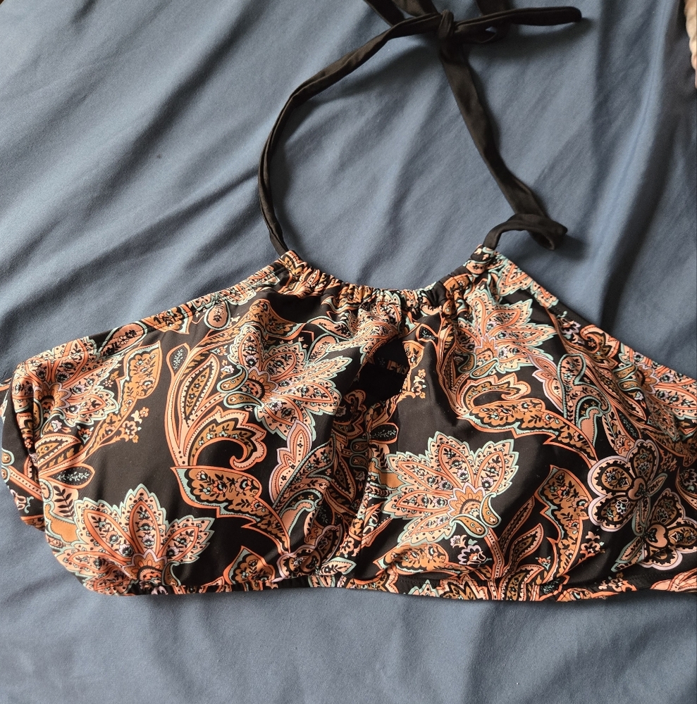 Paisley Halter Bikini Top